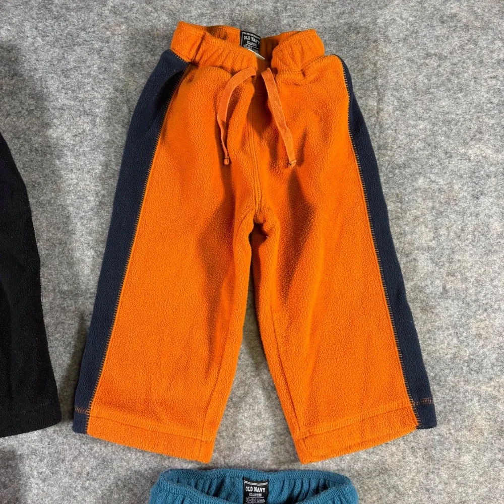 VTG Old Navy Kids Bundle 4 Pairs Pants Fleece Athletic Size‎ 18-24M Boys Y2K Lot